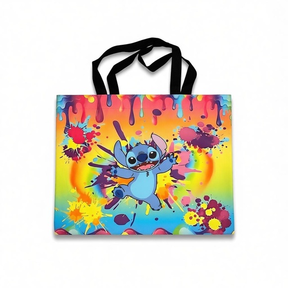 Handbags - Stitch Hippie Design Large Tote Bag